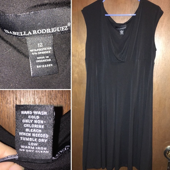EUC Black A-line Dress - Picture 1 of 2